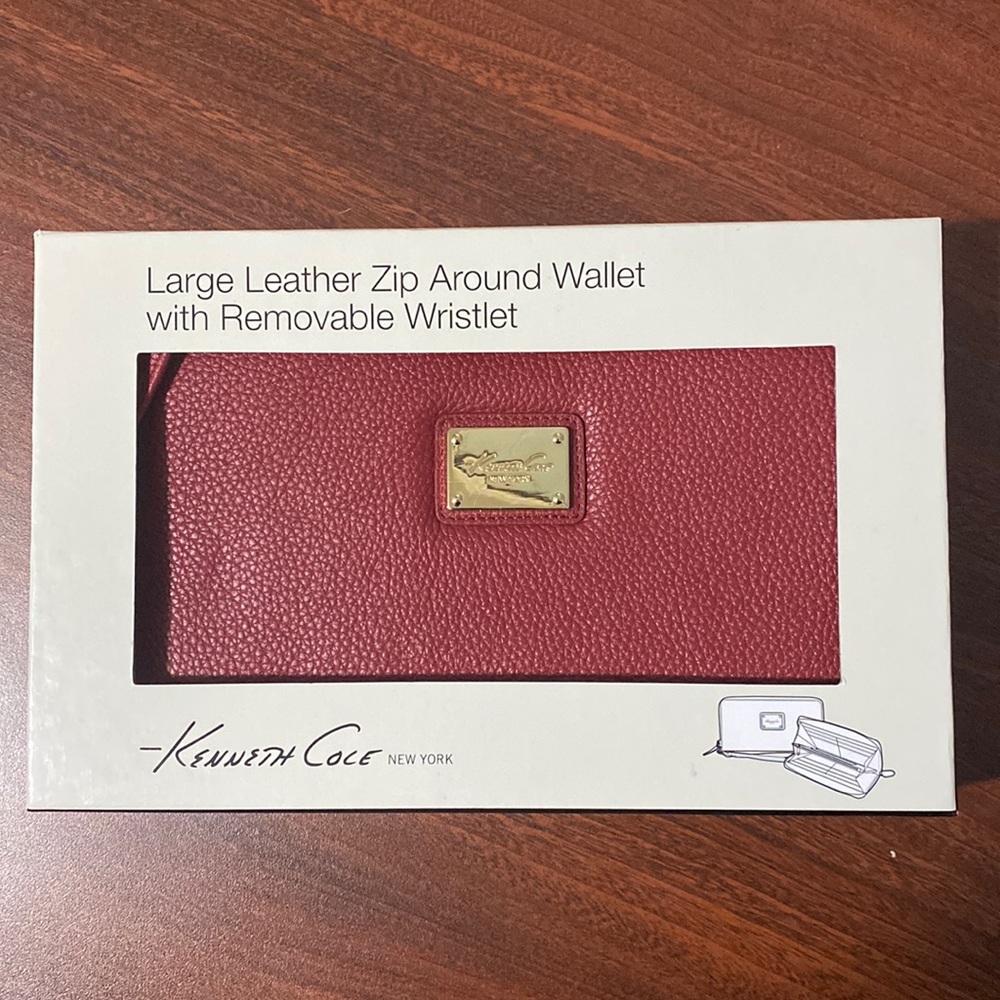 Large Leather Wristlet